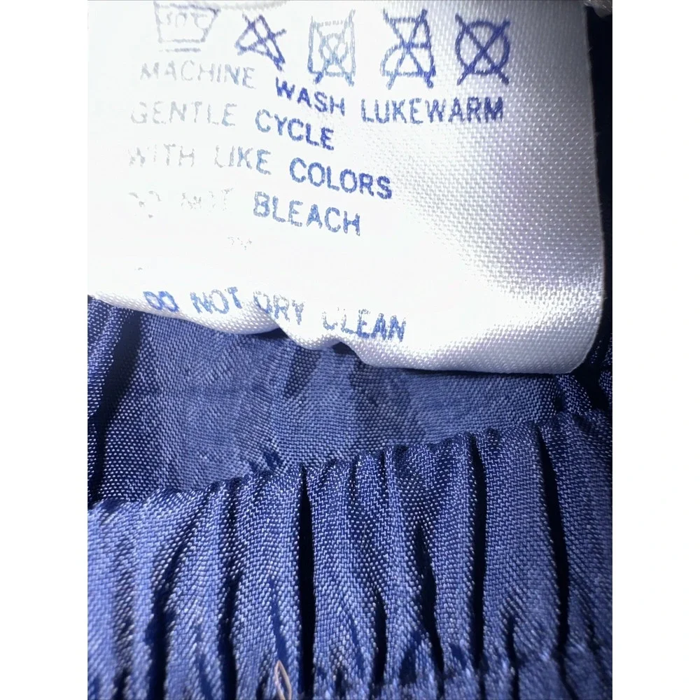 Vintage Reebok Pants Mens Medium Blue Windbreaker Track Soccer 90s Deadstock